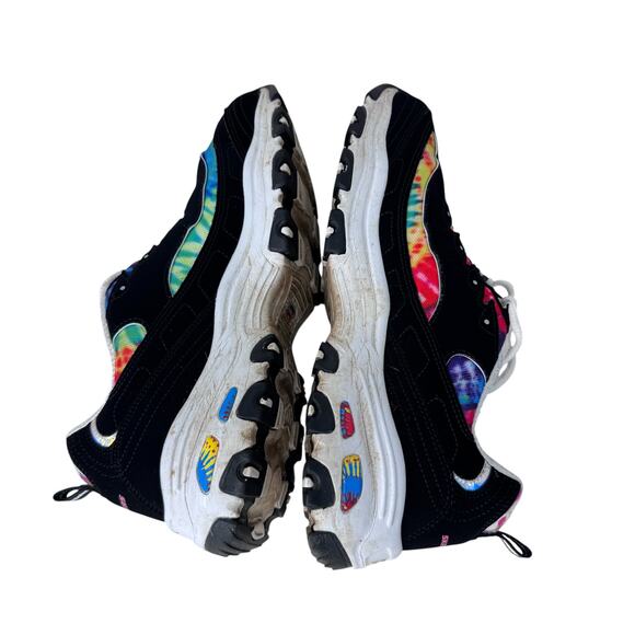 Skechers D'lites Sporty Summer Fiesta Womens US 10 Black White‎ 149015 - Picture 10 of 12